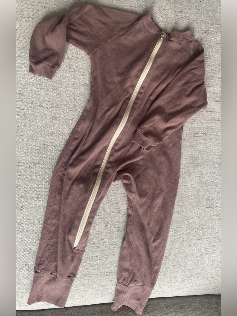 Castleware footless pajamas zip toddler mushroom 3T romper